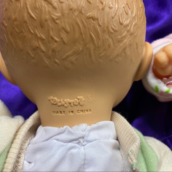 📌 Vintage Cute Cititoy Baby Doll 1990 and Tollytots Baby Doll both with cloth - Picture 3 of 16